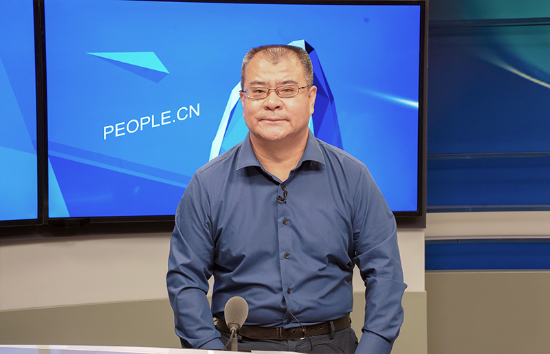 中國東方演藝集團黨委書記、董事長景小勇接受人民網(wǎng)專訪。