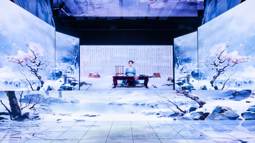 網(wǎng)易云音樂與小冰公司推出虛擬歌手陳水若演唱《風(fēng)雪千千》。主辦方供圖