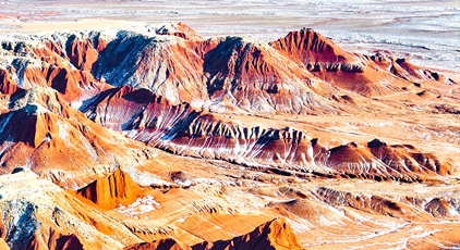 冬日的紅崖臺(tái)地